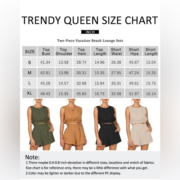 Two piece linen set - Picture 4 of 6